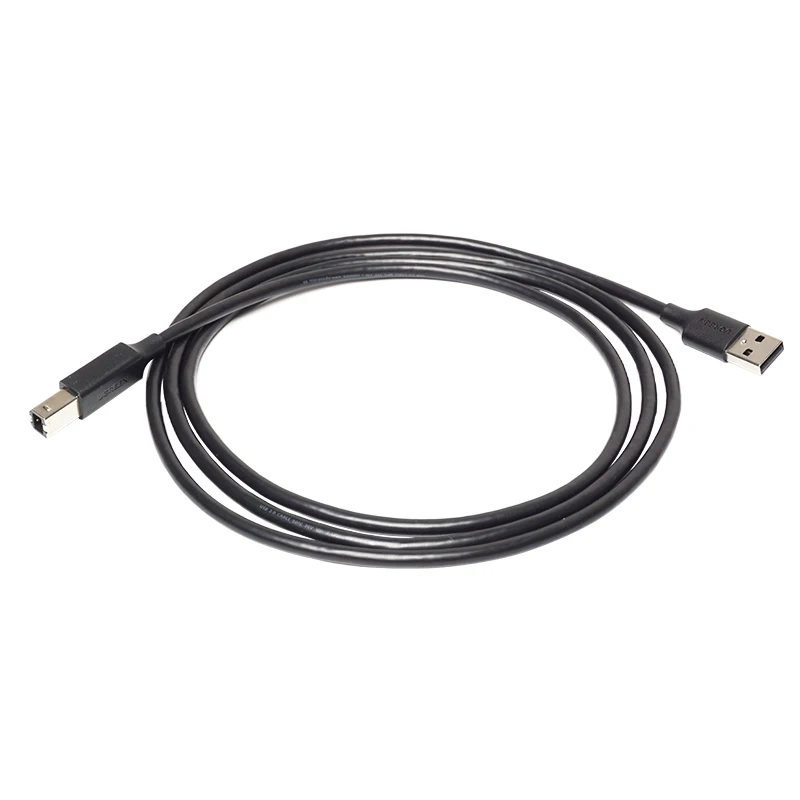 USB Type A To B Printer Cable Computer connection control board Braided Fax Machine Scanner Cord Length 1.5m 2m 3m 5m