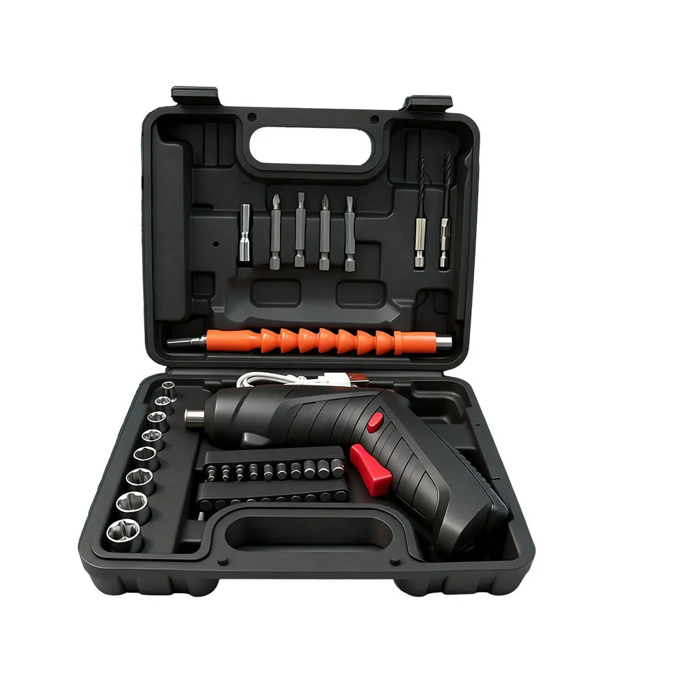 New 3.6V Electric Screwdriver Set Battery Powered Portable Cordless Electric Screwdriver Household Maintenance Power Screwdriver