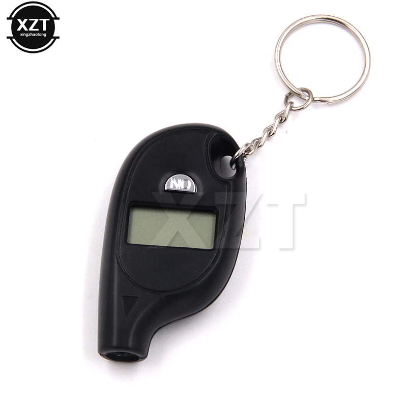 Mini Key Chain Type Car Tire Pressure Gauge High Precision Digital Display Car Pressure Tester Motorcycle Tire Pressure Gauge