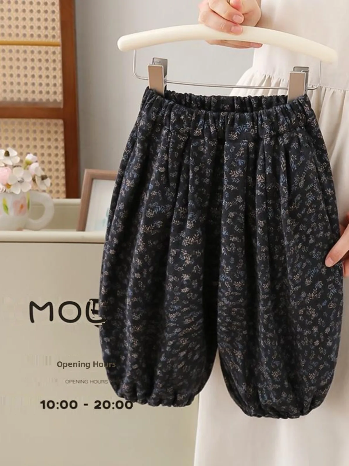 

Faionable Kids' Loose Floral Lantern Pants Spring 2025 Sle Little Girls' Cotton Clothing Casual Trendy School orm