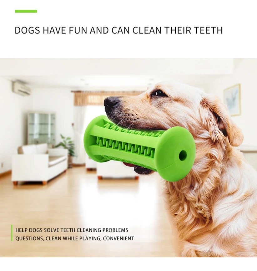 

Durable Pet Chew Toy Dog Molar Toothbrush Cleaning Interactive Dog Toys for Aggressive Chewers