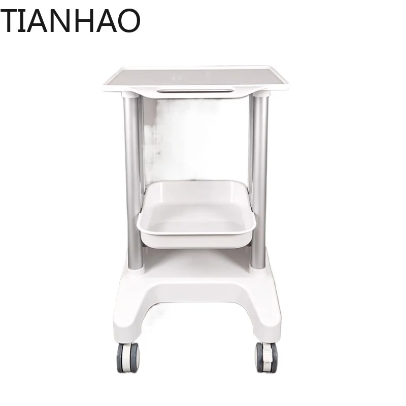 Cosmetic Instrument Stand Dental Mouth Dental Clinic Mobile Trolley Scanner Trolley Multifunctional Storage Base