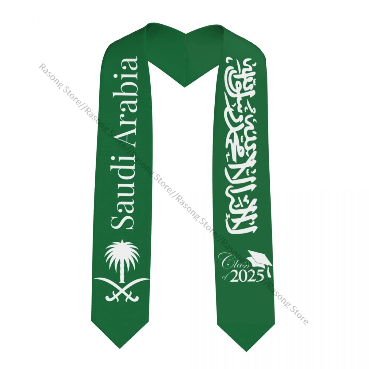 Graduation Stole for Academic Commencement Unisex Saudi Arabian Class of 2025 Adult Choir Stole Adult Honor Shawl