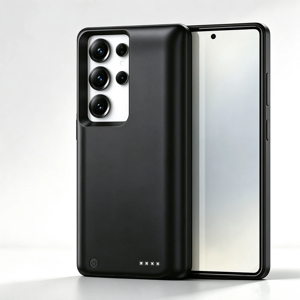 10000mAh Battery Charger Cases For Samsung Galaxy S26 S25 S24 S23 S22 S21 S20 Ultra Portable Power Bank Extended Charging Cover