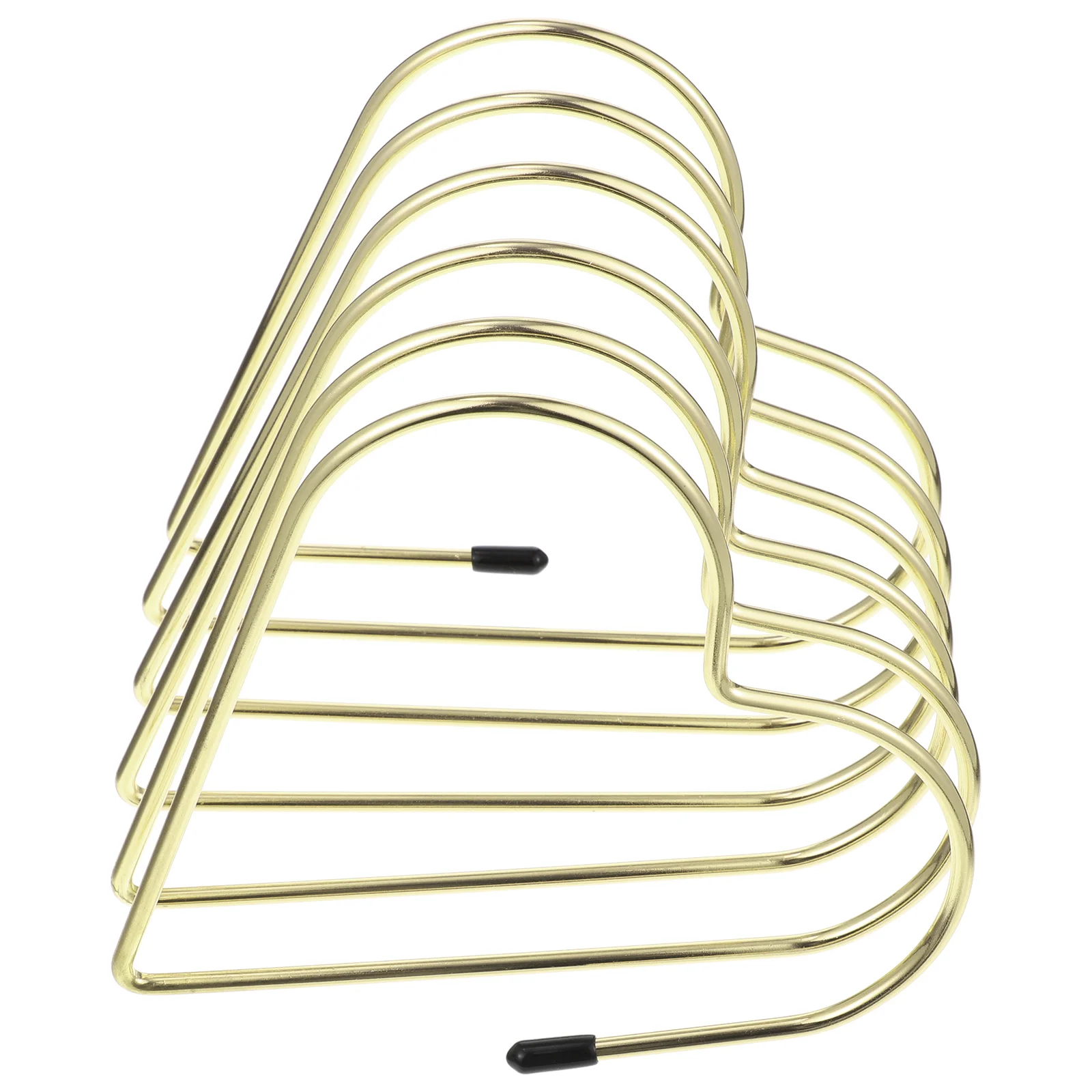 Metal Bookends Stand Multi-function Stands Delicate Heart Shaped Desktop Student