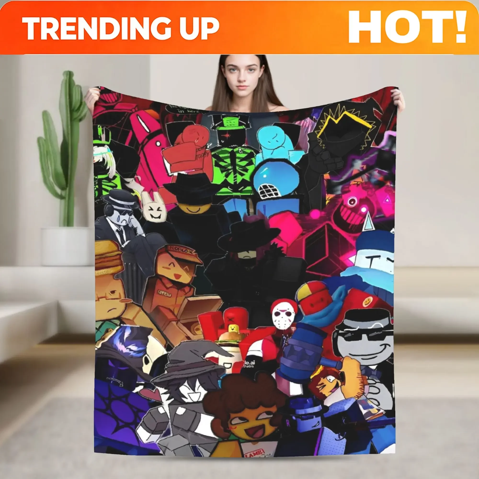 Custom Forsakens Game Blankets Fleece Textile Decor Breathable Ultra-Soft Throw Blankets For Bedding Car Plush Thin Quilt