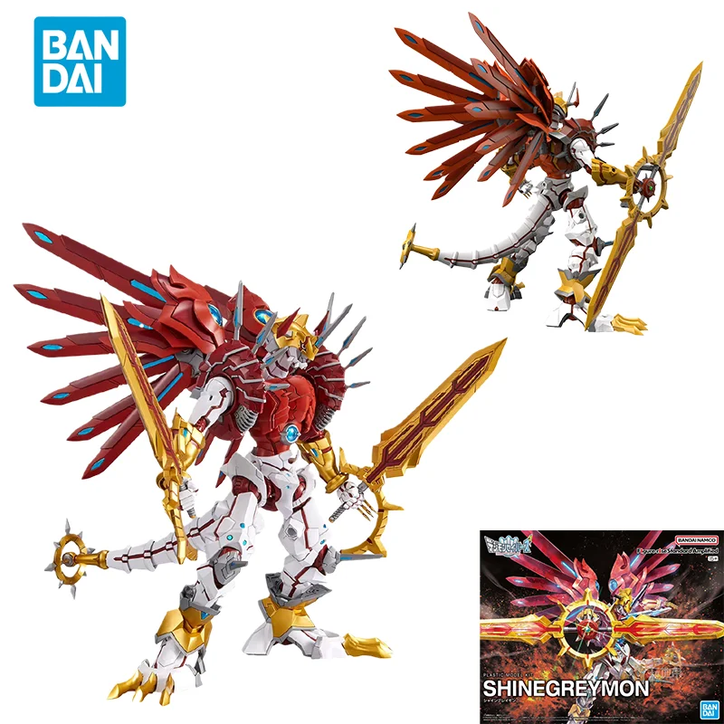 Spot Direct Delivery Bandai Original Digimon Adventure Anime Model FRS SHINEGREYMON Action Figure Assembly Model Toys for Kids