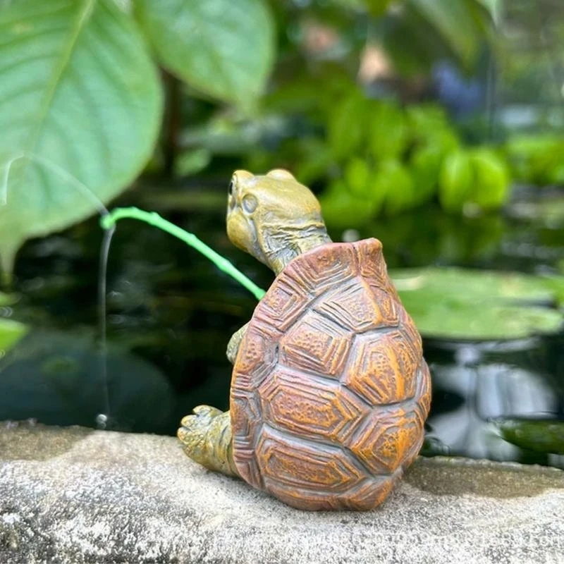 

Miniature Garden Turtles Statues Resin Animal Figurines for Outdoor Lawn Garden Decors Nordics Table Centrepieces Gift
