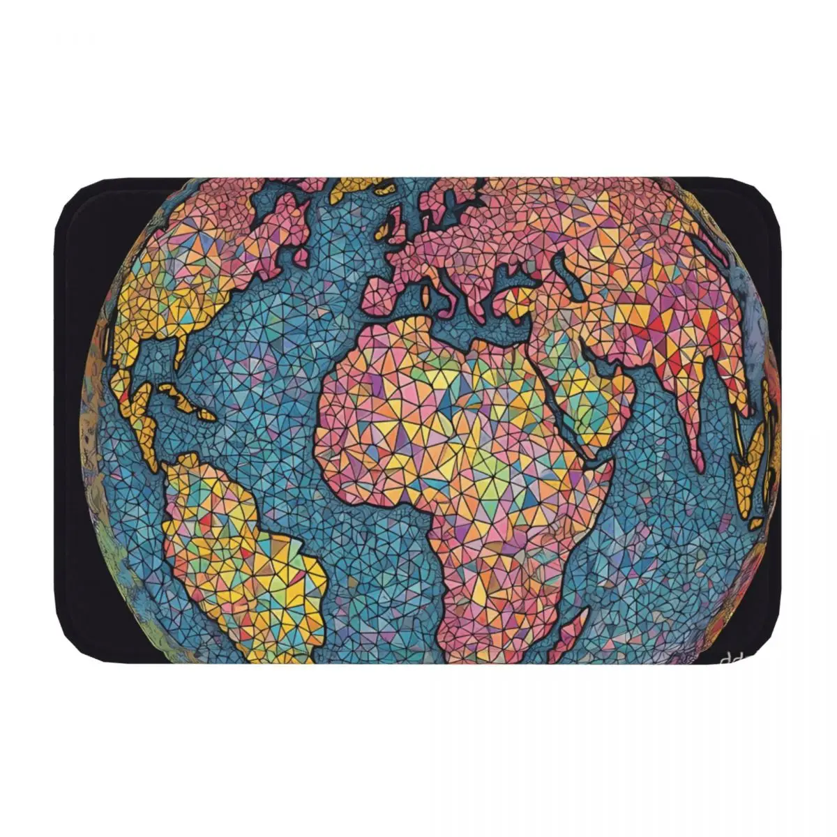 Non-slip Doormat Earth Day Living Room Kitchen Mat Outdoor Carpet Home Modern Decor