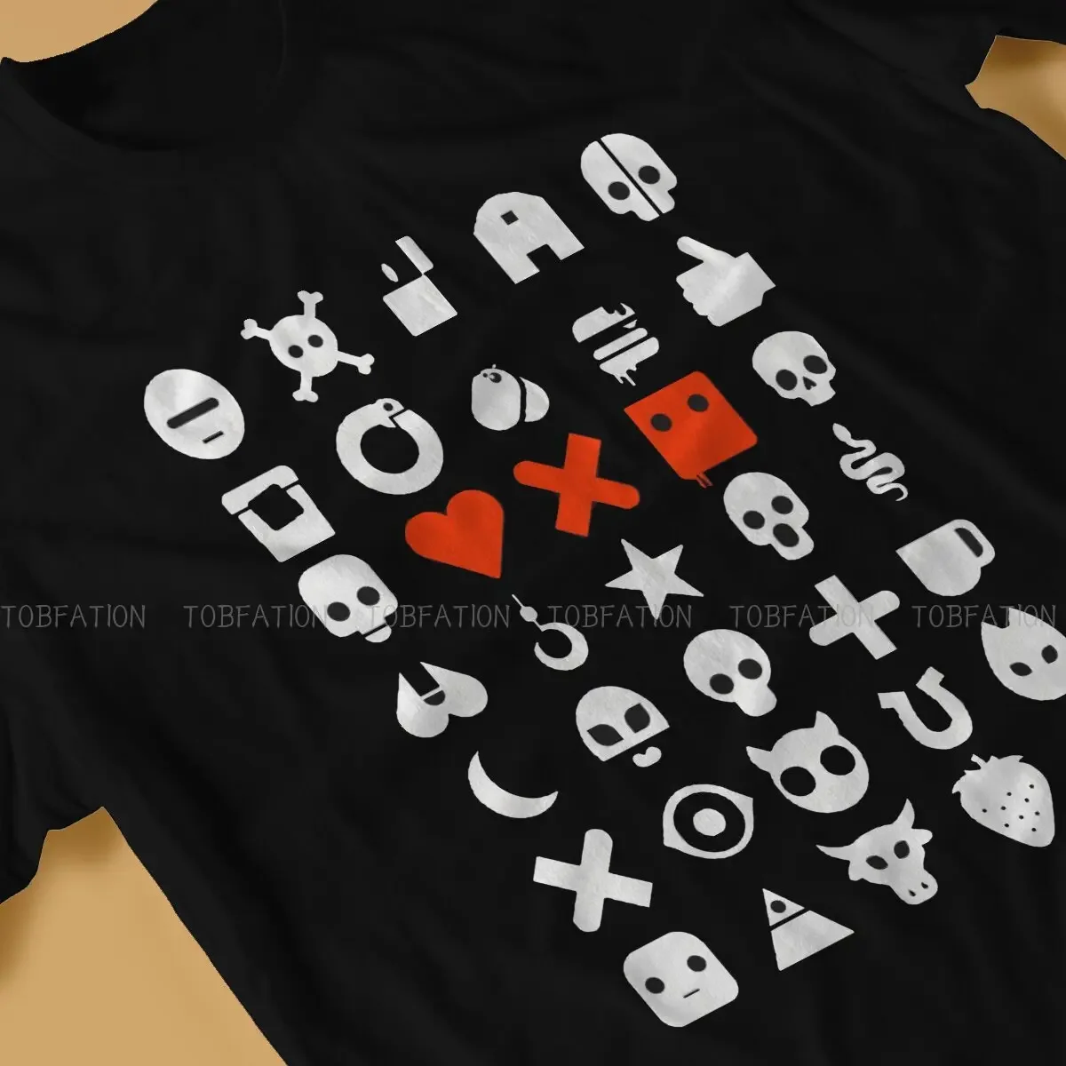 تي شيرت بأكمام قصيرة مع ملصقات وحلية ، كلاسيكي ، تصميم خاص ، حب ، موت ، روبوتات ، تلفزيون ، تصميم جديد ، تخفيض خاص