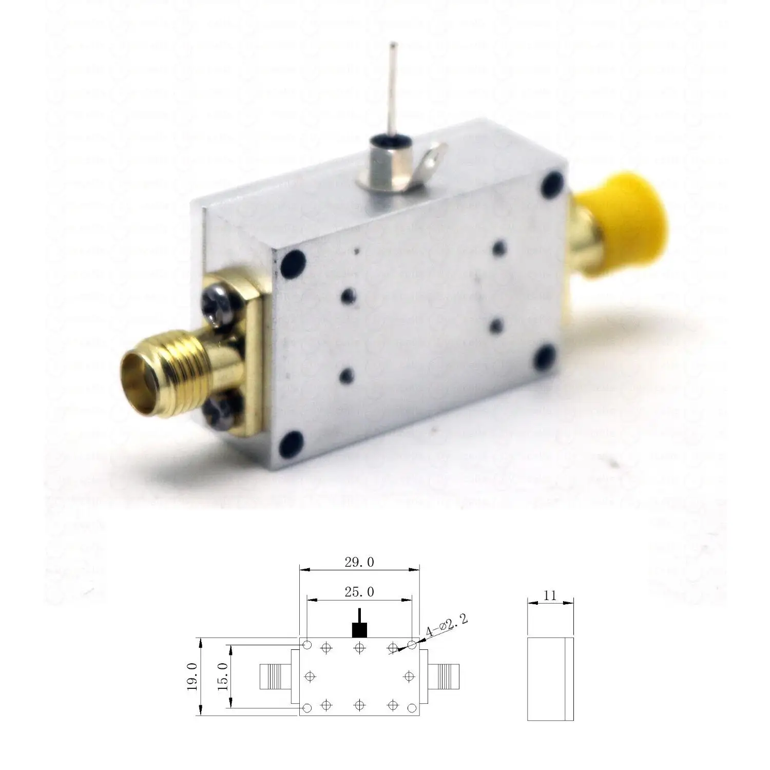 6-9GHz/9-16GHz Active Frequency Doubler - 2x RF Multiplier SMA Module For C-Band X-Band Frequency Extension Up/Down HAM Radio