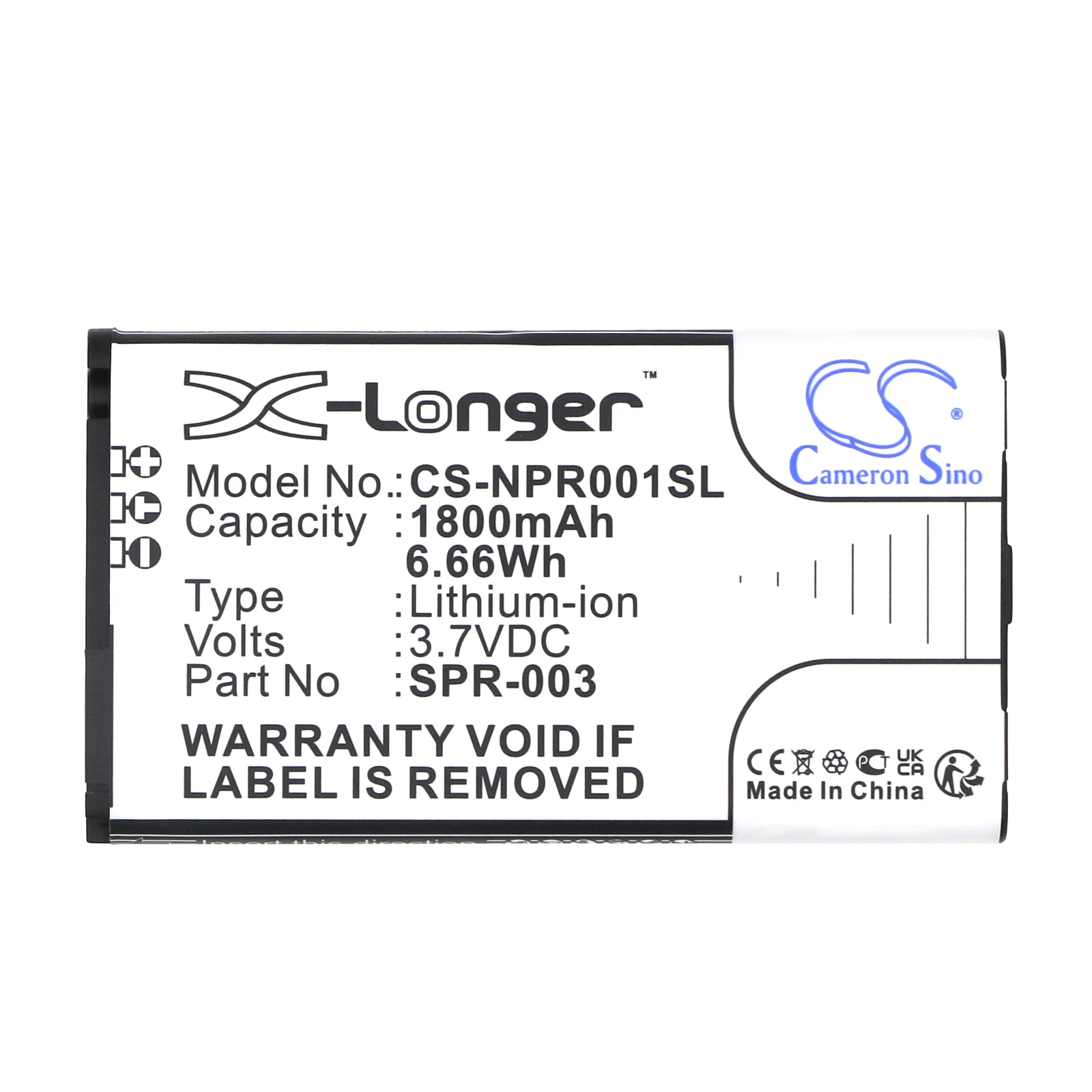 Game Console Battery 3.7V/1800mAh SPR-003,SPR-A-BPAA-CO for Nintendo DS XL 2015, DSXL 2015, SPR-001, NEW 3DSLL, 3DS LL,