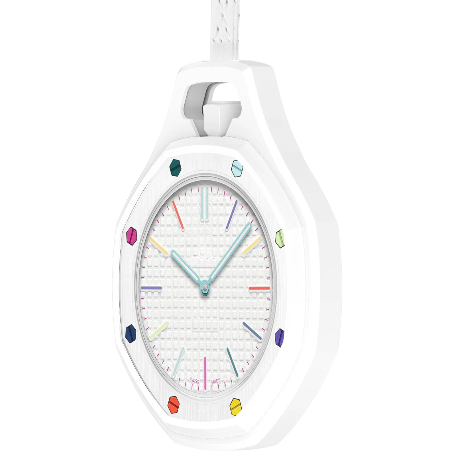 Cover For Swatch X AP Royal POP Pocket Watch Original Silicone Case Accessories Hollow Frame Screen Protective Cover Shell Cases