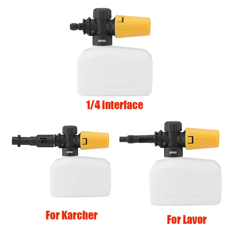 1/4 interfaccia 400ml schiuma bollitore idropulitrice generatore di schiuma autolavaggio schiuma di neve lancia schiuma di sapone pulita per Karcher/Lavor