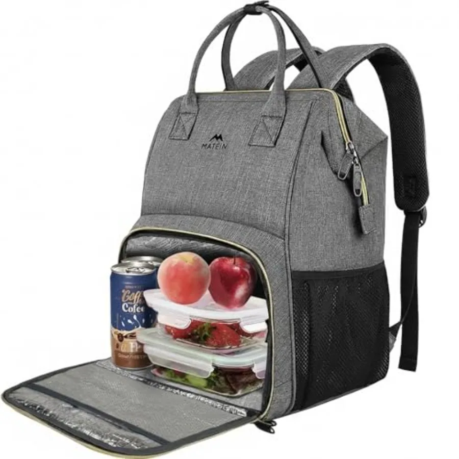 

Lunch Backpack for Women Laptop Backpack with Lunch Compartment Lightweight Work Backpacks for Teacher Nurse sulated Cooler Lun