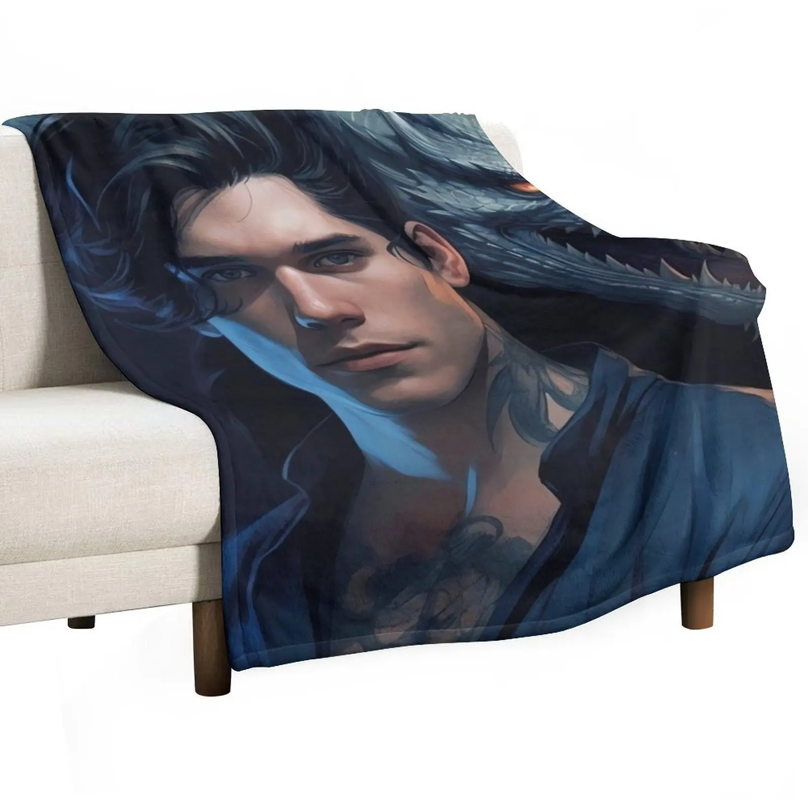Fourth Wing Xaden Riorson Throw Blanket Thermal Bed Decorative Sofas christmas gifts Picnic Blankets For Bed Blankets