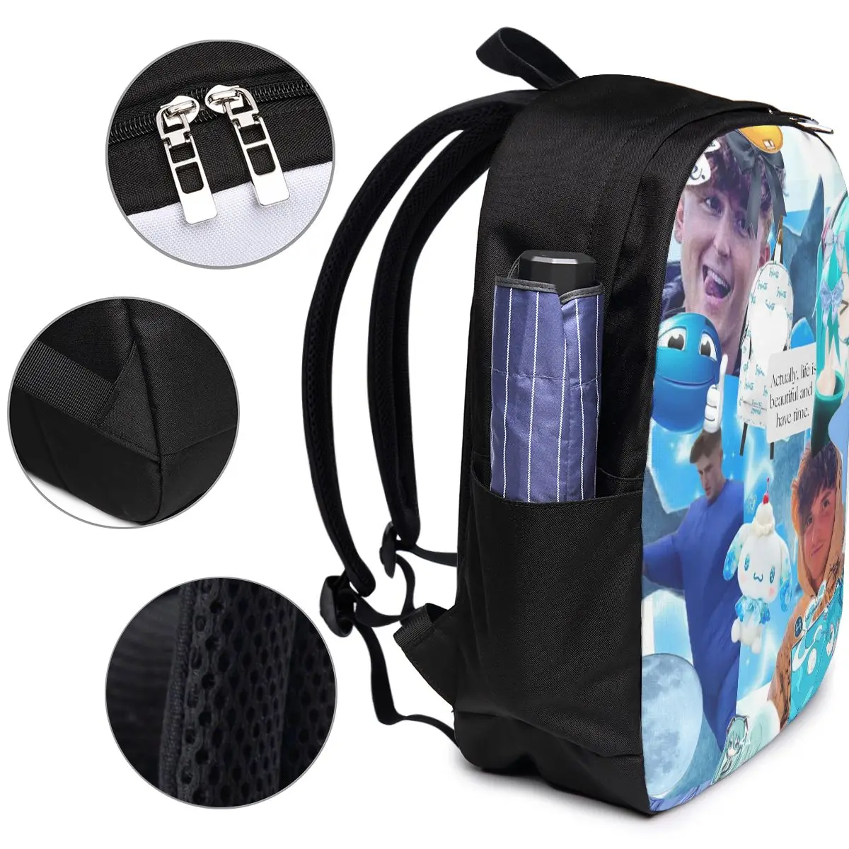 Caylus Backpack Travel Notebook Bag Computer College Student School Bag Laptop Shoulder Bags for Men Women view 4