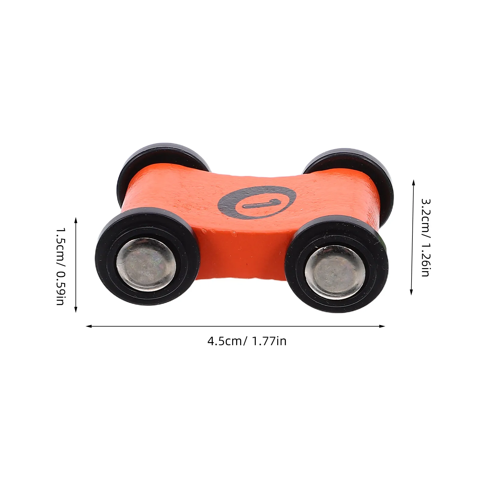 Piste de course en bois lisse pour enfants, voiture de course en bois sans bavure, jeu de société sûr, voiture de bureau pour les tout-petits, 8 pièces