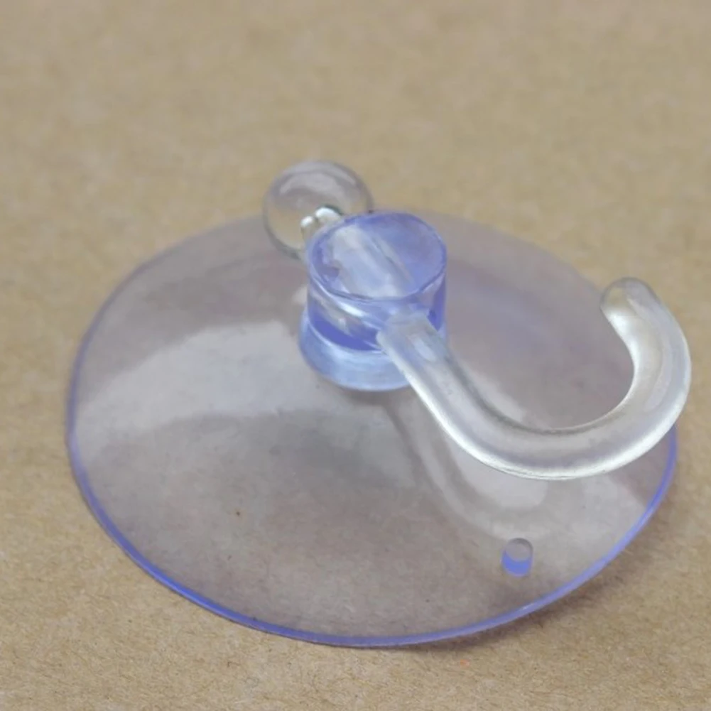 Mushroom Head Clear Suction Cups Strong Transparent Hooks Suckers Cup Sucker Wall Storage Holder Car Hooks Bathroom Accessories