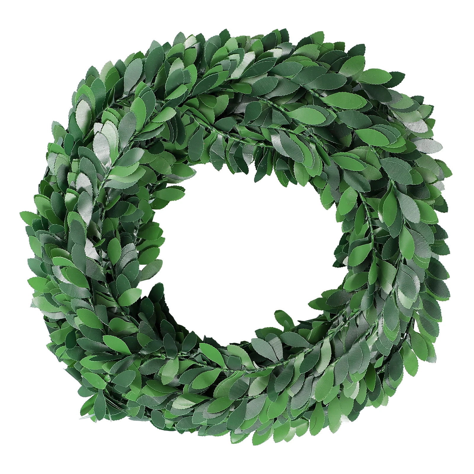 

Simulated Green Leaf Garland Accessories Artificial Vines Decorative Wreath Lightweight Headbands Shaped Iron Wire