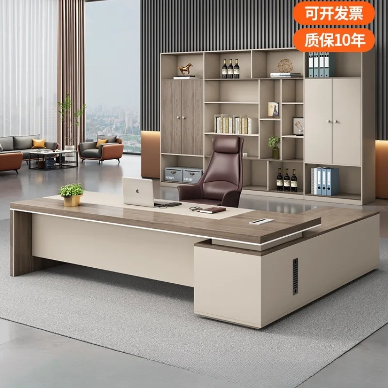 Boss Desk President Chairperson's Desk Senior Sense Head Desk Manager Office  Chair Combination