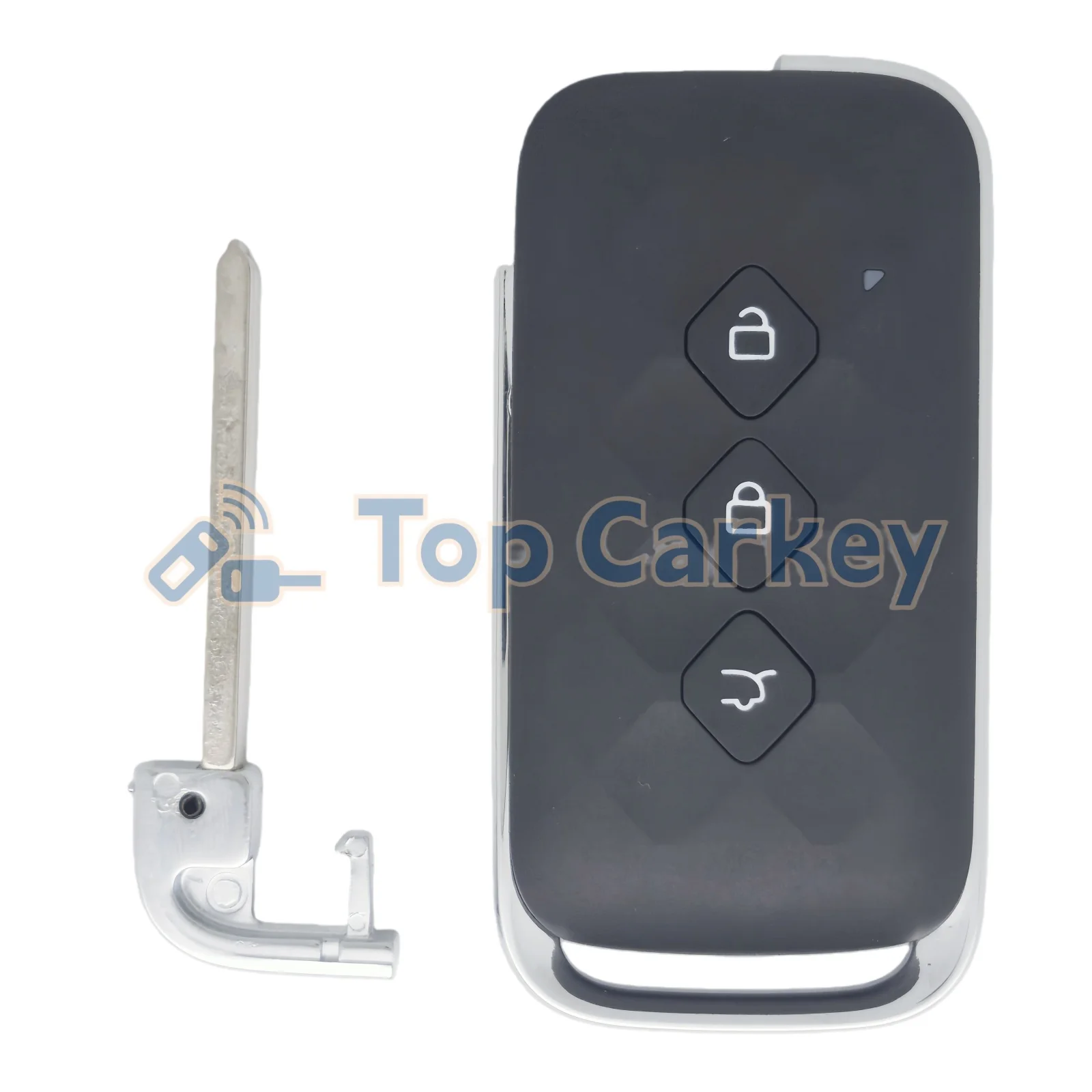 TopCarkey Original Smart Remote Key ID47 Chip 433MHz for Chevrolet Captiva Aveo Door Lock Remote Key Kit