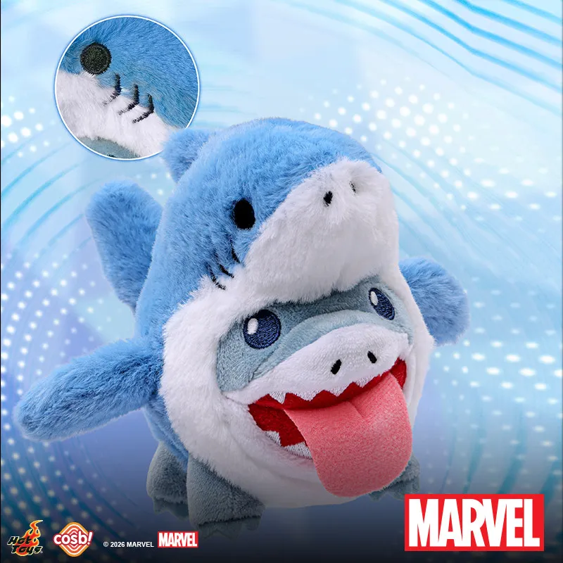 Hot Toys Jeff The Land Shark Cosbi Plush Keychain Blind Box Mini Plush Figures Collection Plush Dolls Surprise Box Birthday Gift view 2