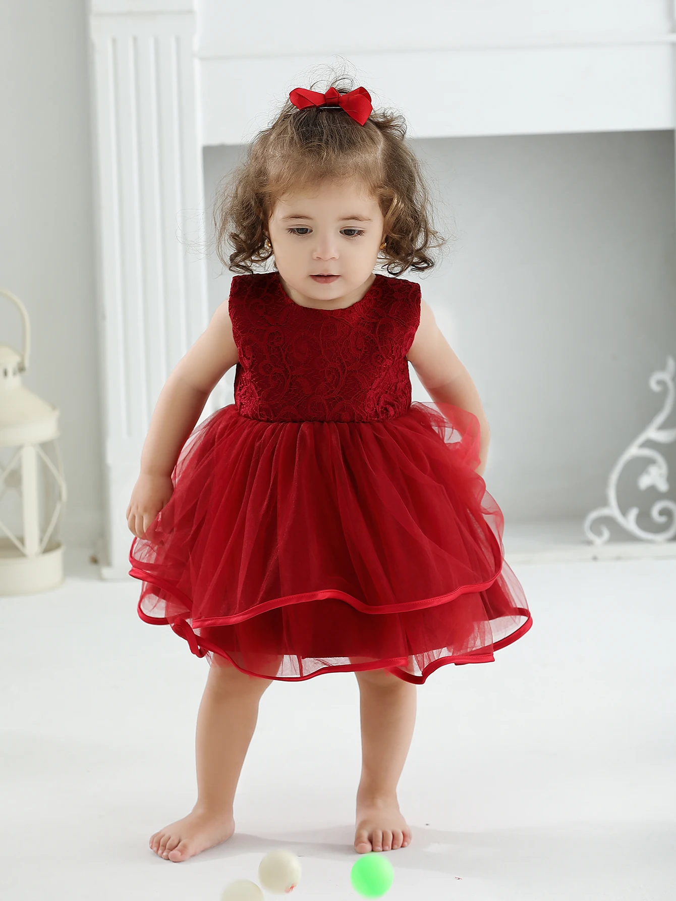 Wholesale Cute Children Girl Dress  Baby Girl Daily Clothes Kids Summer Dresses Lace Skirt