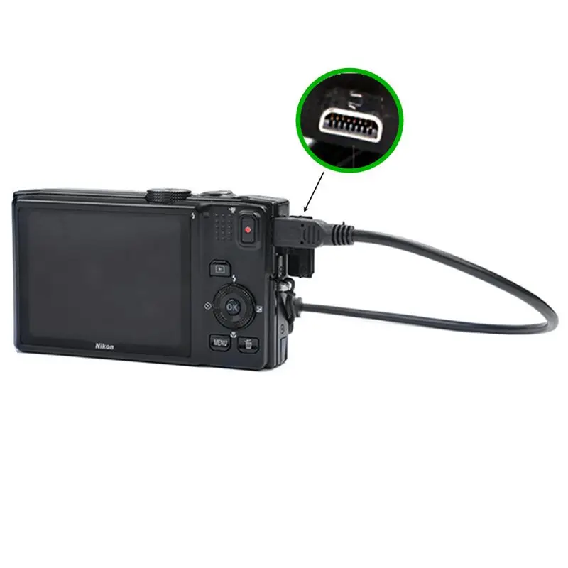 Mini 5Pin/Micro 5Pin/Type-C Female to Mini 8Pin Male T-shaped Camera Charging Photo Transfer Converter