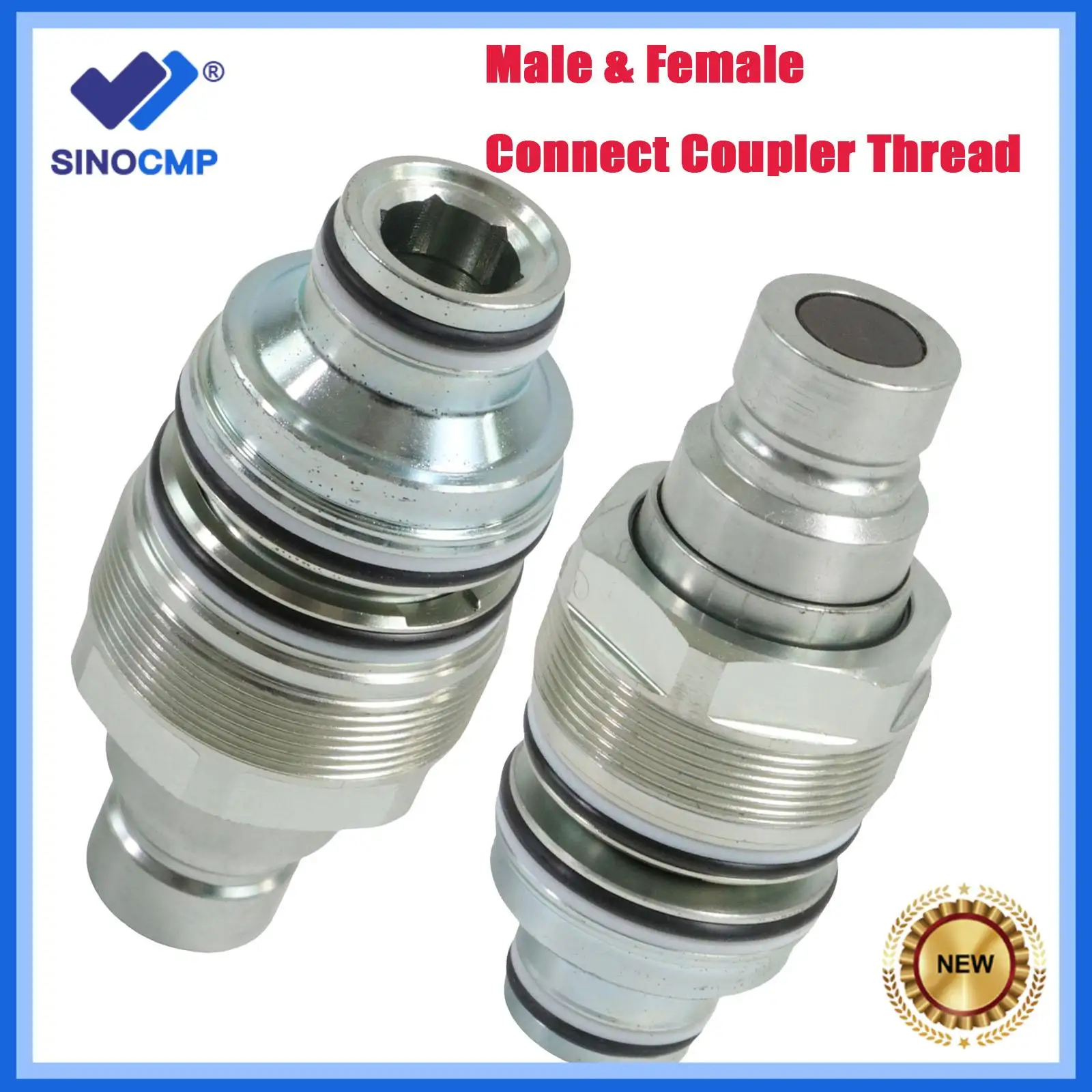 

Гидравлическая быстроразъемная муфта с плоской поверхностью диаметром 46 мм 6680018 6679837 для Bobcat 753-883 A220-A770 S130-S770