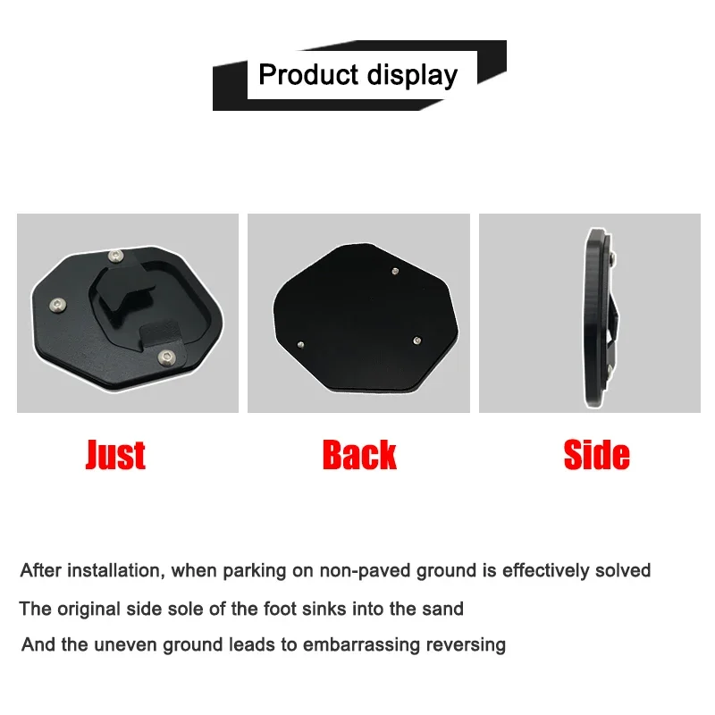 Motorcycle Side stand Foot Enlarger Racing Kickstand Foot Extension For Yamaha Tenere 700 Tenere700 T7 XTZ700 2019-2023 2021
