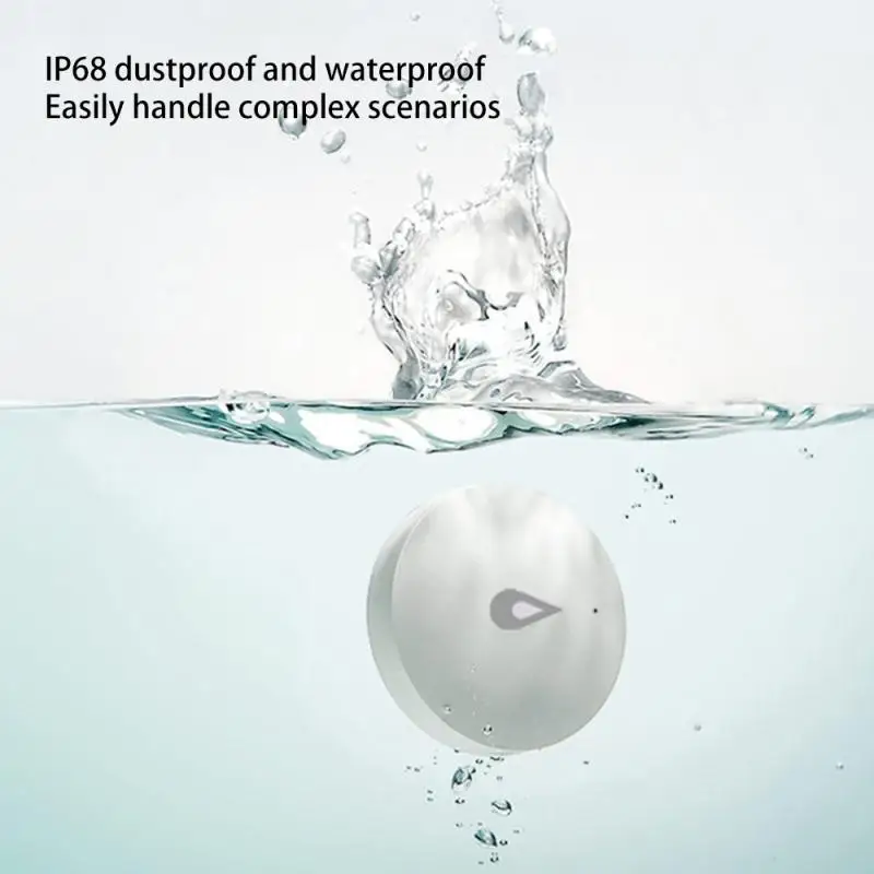 Instant Alert Water Immersion Sensor Easy Installation Home Water Leak Detector Real-time Water Detection Smart Home Compatible