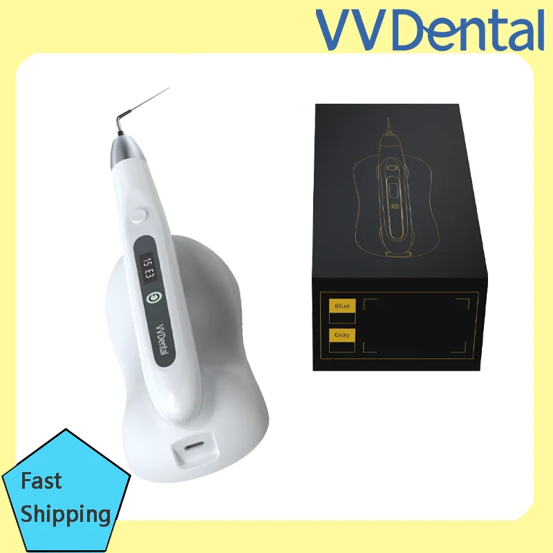 VVDental Sonic Irrigator with LED Light Ultrasonic Endo Activator for Root Canal Cleaning Calcified Stain Removal Dental Tool