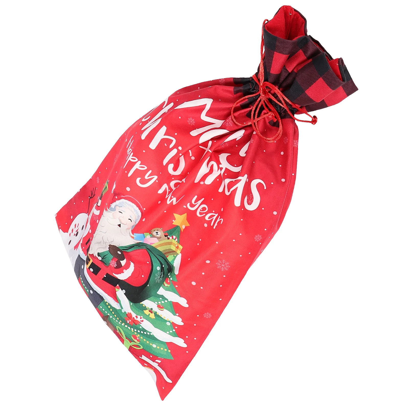 

Xmas Gift Bag Christmas Drawstring Bag Festive Party Favor Sack Large Candy Storage Pouch Gift Wrapping Bags Party Candy Bags