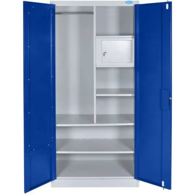 Hot Sale Factory Customized Metal 2 Door Clothes Storage Locker Wardrobe 2 Door Clothing Storage