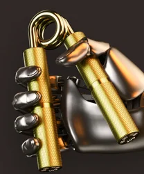 Professional Thicken Hand grip Golden A Type Gripper Arm Muscle Developer