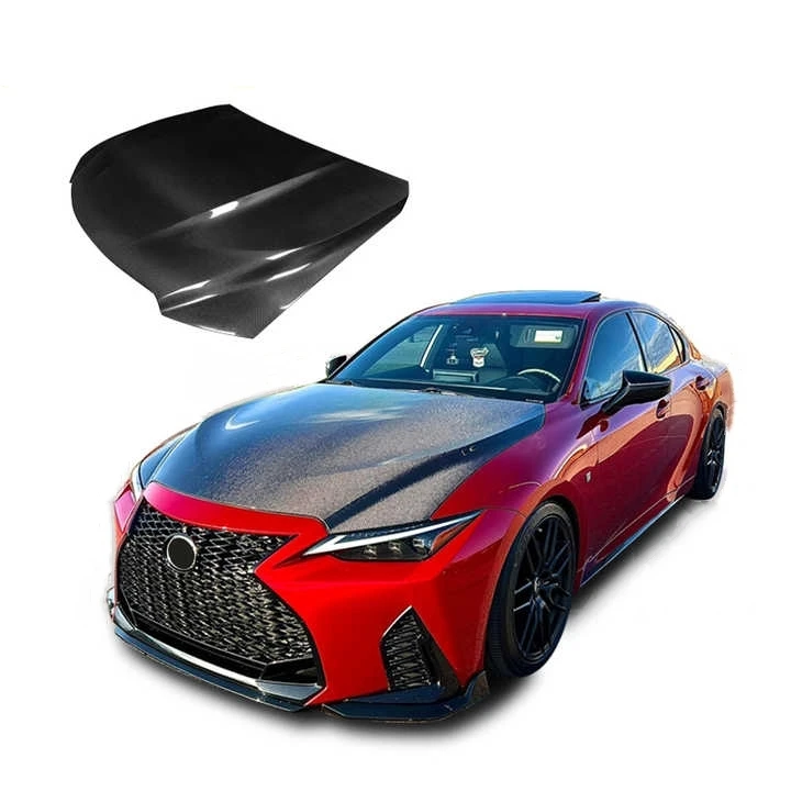 

2025 NEW MRD Carbon Hood for Lexus IS 2020-2024 Engine Cover Real Carbon Fiber Car Hood Bonnet Cover