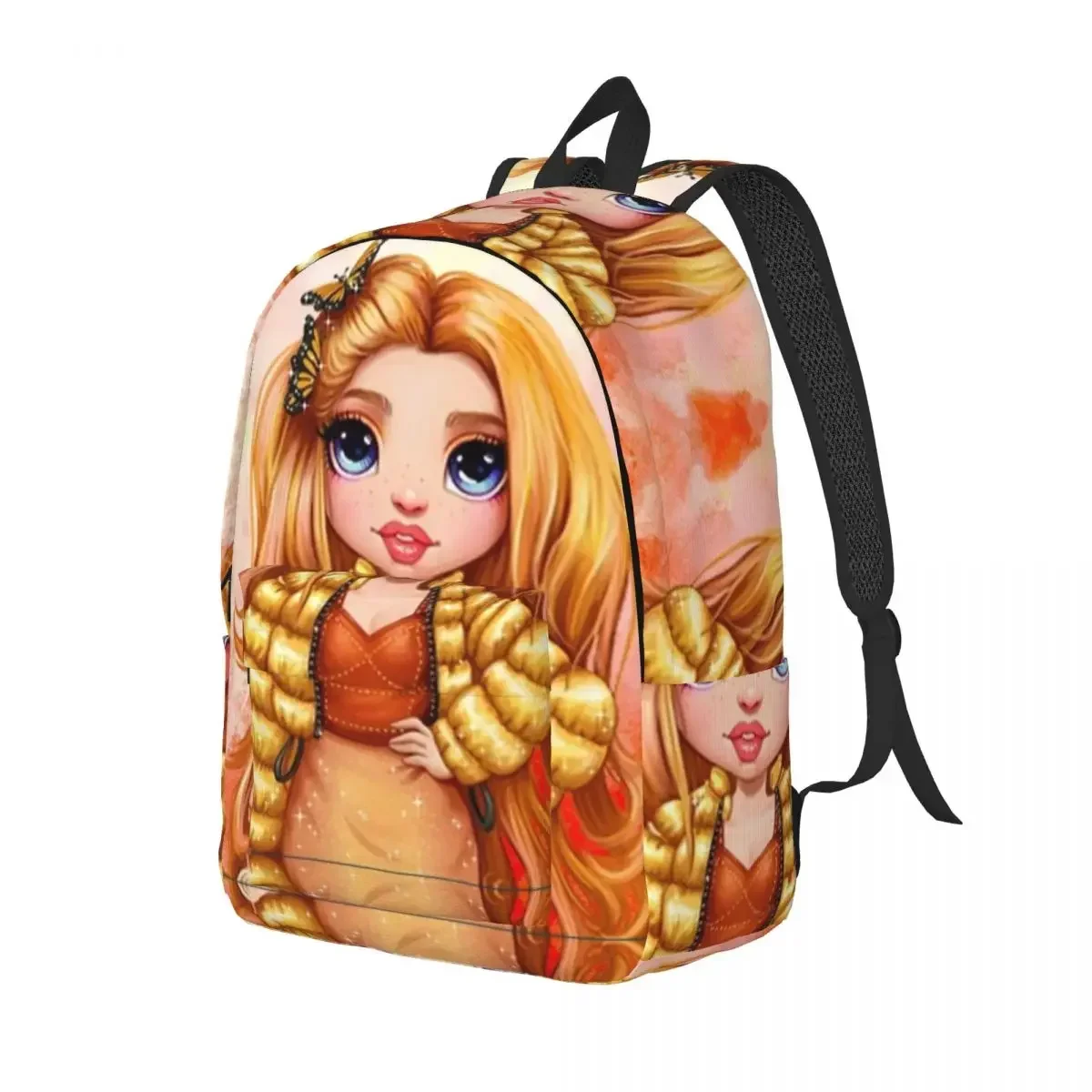 Rainbow High Poppy Rowan Backpack Elementary High College School Student Bookbag Fit Teens Daypack for Outdoor Travel Hiking