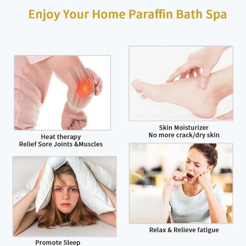 Pot peleburan lilin pembuat parafin pintar, Melter lilin DIY untuk pemanas lilin untuk mesin lilin perawatan kulit Spa colokan UE