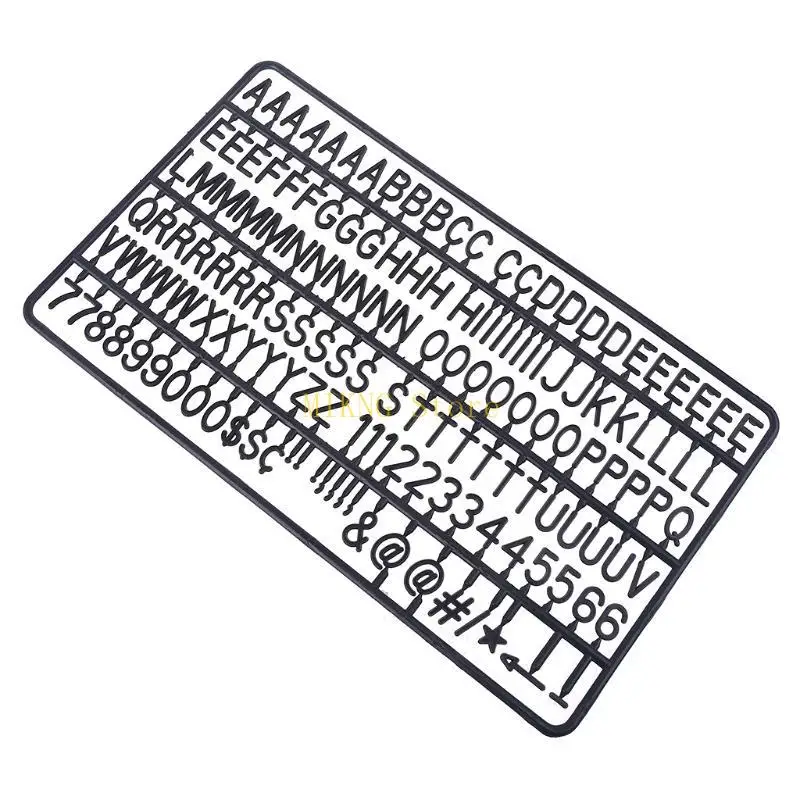 تتضمن مجموعة شخصيات لوحة اللباد أرقامًا ورموزًا وحروفًا مقطوعة مسبقًا مقاس 3/4 بوصة، وهي أفضل مبيعات