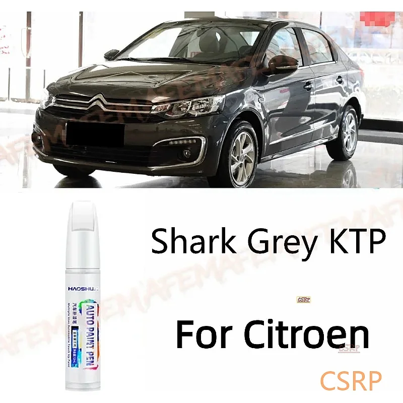 Car Touch Up Paint Pen Scratch Repair Scratch Remover Wax Paint Care For Citroen touch-up paint pen Platinum Grey