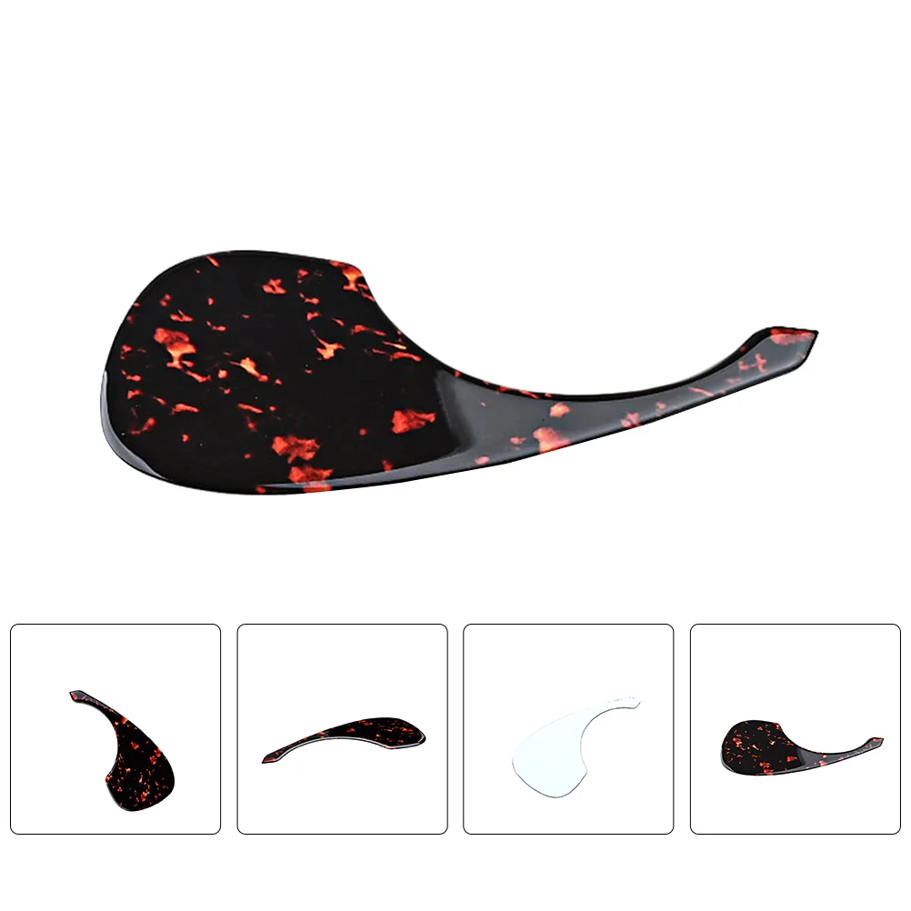 Guitar Pickguard Acoustic Accessory Celluloid Scratch Plate Guitars Impact Protection for Folk Parts Protector Plastic