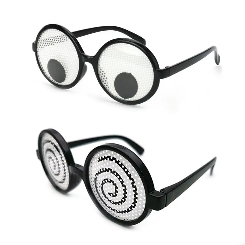 

N7YF Glasses Turn Eyeball Glasses Masquerade Party Favor Halloween Party Props