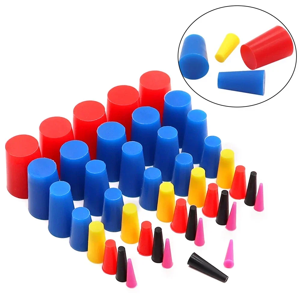 40Pcs Silicone Cone Plugs 1/16