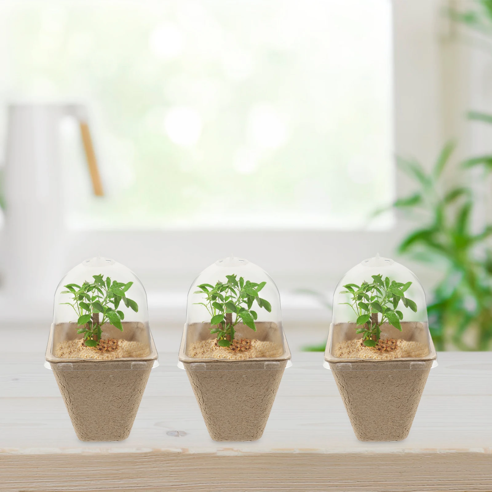 

Pulp Seedling Cup Planting Pots Nursery Tray Gardening Supplies Planter Small Flower House Succulent for Plants Indoor