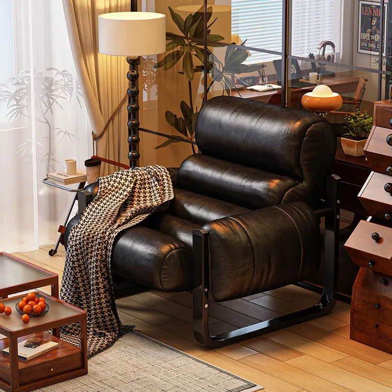 

Single sofa chair medieval chair balcony leisure living room lazy sofa reclining reclining