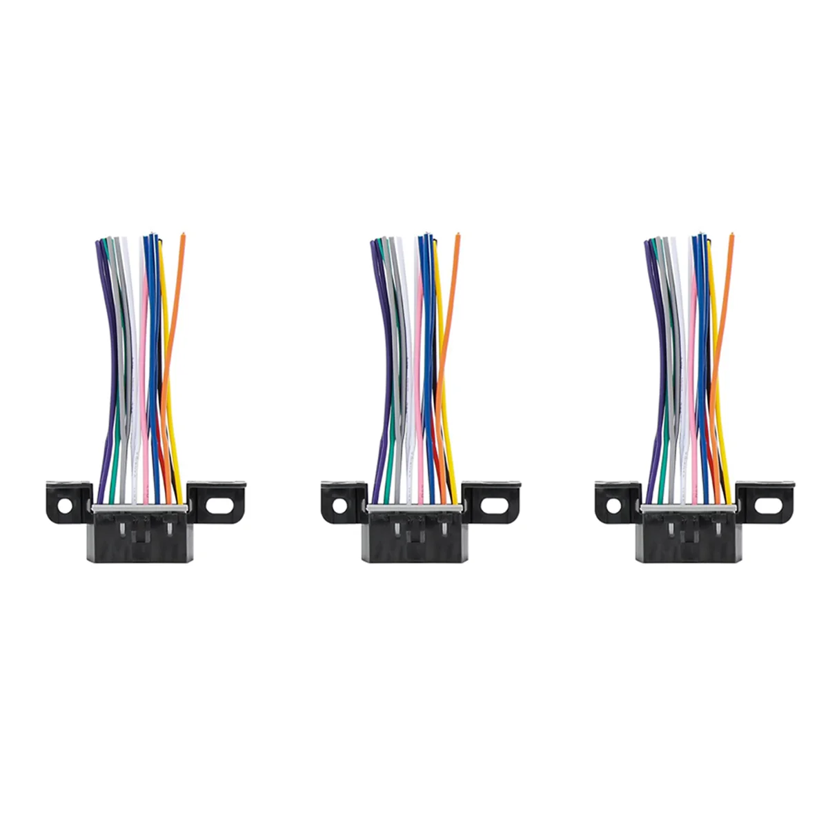 

3X полный 16-контактный J1962F OBD2 разъем «Мама-папа» DIY фиксированный жгут адаптера Соединительный штекер кабеля порта приборной панели