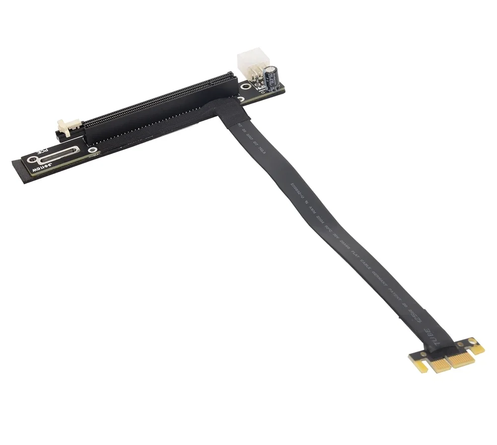 كابل تمديد بطاقة الناهض PCIe 1x إلى 16x 6Pin Power لا حاجة إلى USB Gen3.0 PCI-E X1 X16 GPU كابل للتعدين Nvidia AMD Bitcoin BTC