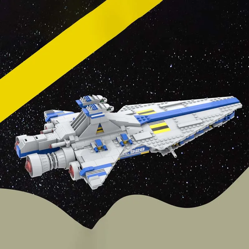 780 PCS Star Battle Galactic Venator Alt Build 10497 MOC Customize Modular Building Block Popular Model DIY Assembly Toy Gift