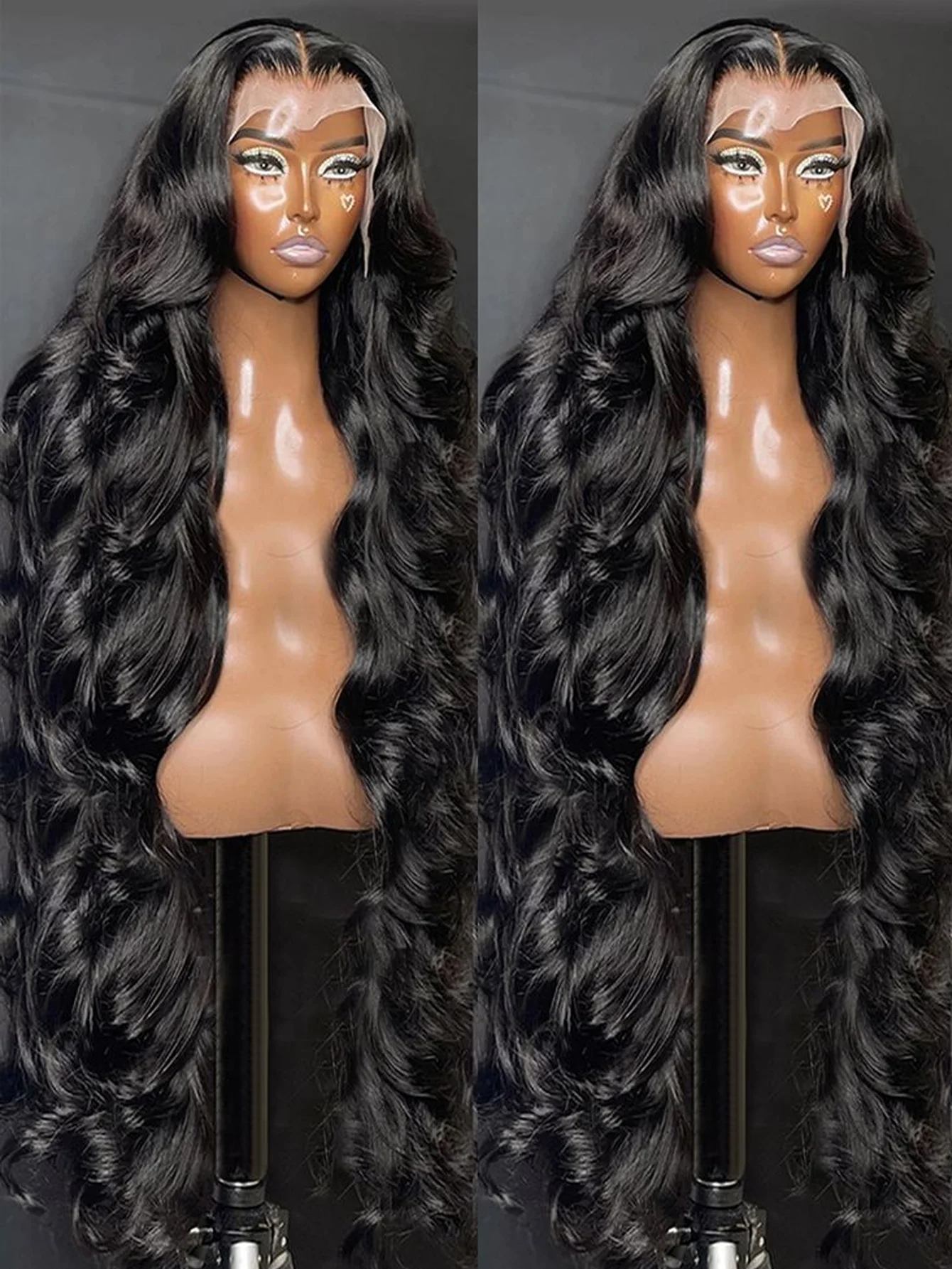 13x6 HDボディウェーブレースフロント人毛ウィッグ ボディウェーブレースフロントウィッグ 密度200% 13x6レースフロントウィッグ 生え際処理済み